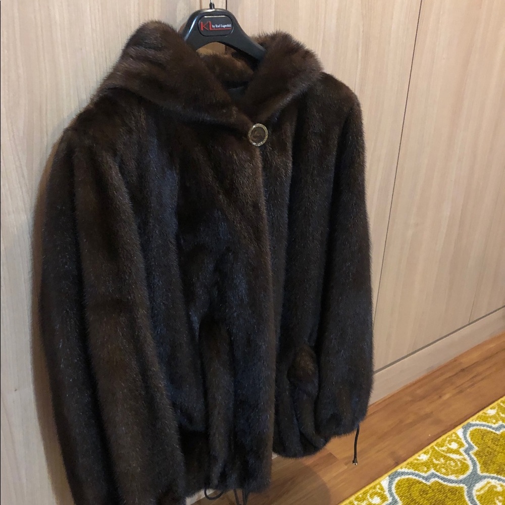 Erton Mink Fur Coat size 52 - Picture 6 of 11